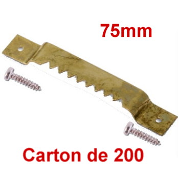 Attaches crocodile / carton de 200 avec vis