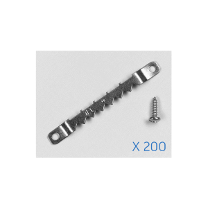 Attaches crocodile / carton de 200 avec vis