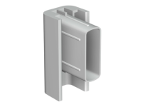 Embout de finition gris aluminium - pour cimaise Click Rail Artiteq