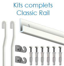 kit cimaises murales classic rail artiteq