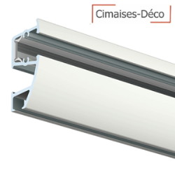 Cimaise électrique pour tableaux Combi rail Artiteq 200 cm - accrochage et éclairage de tableau Artiteq