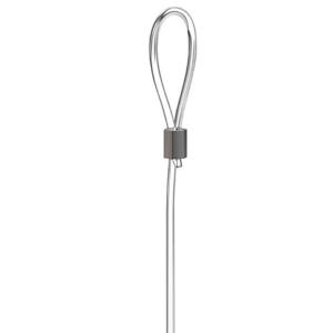 Pack de 100 Serre-cables en métal Ø:2mm - Accessoire Cimaise Artiteq