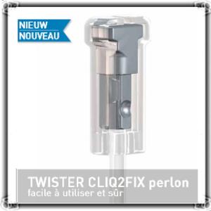 Fil perlon tête Twister Cliq2Fix 100cm - Accessoire Cimaise Artiteq