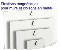 Fixation magnétique pour cloisons en acier-1 kg - Accessoire Cimaise Artiteq