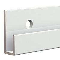 Cimaise classic-rail J 200 cm blanc/sans accessoires- accrochage de tableau Artiteq